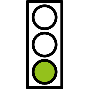 Ampelsystem für die Organisation des Praxisablaufes der Kinderarztpraxis Judith Rabini in Cottbus