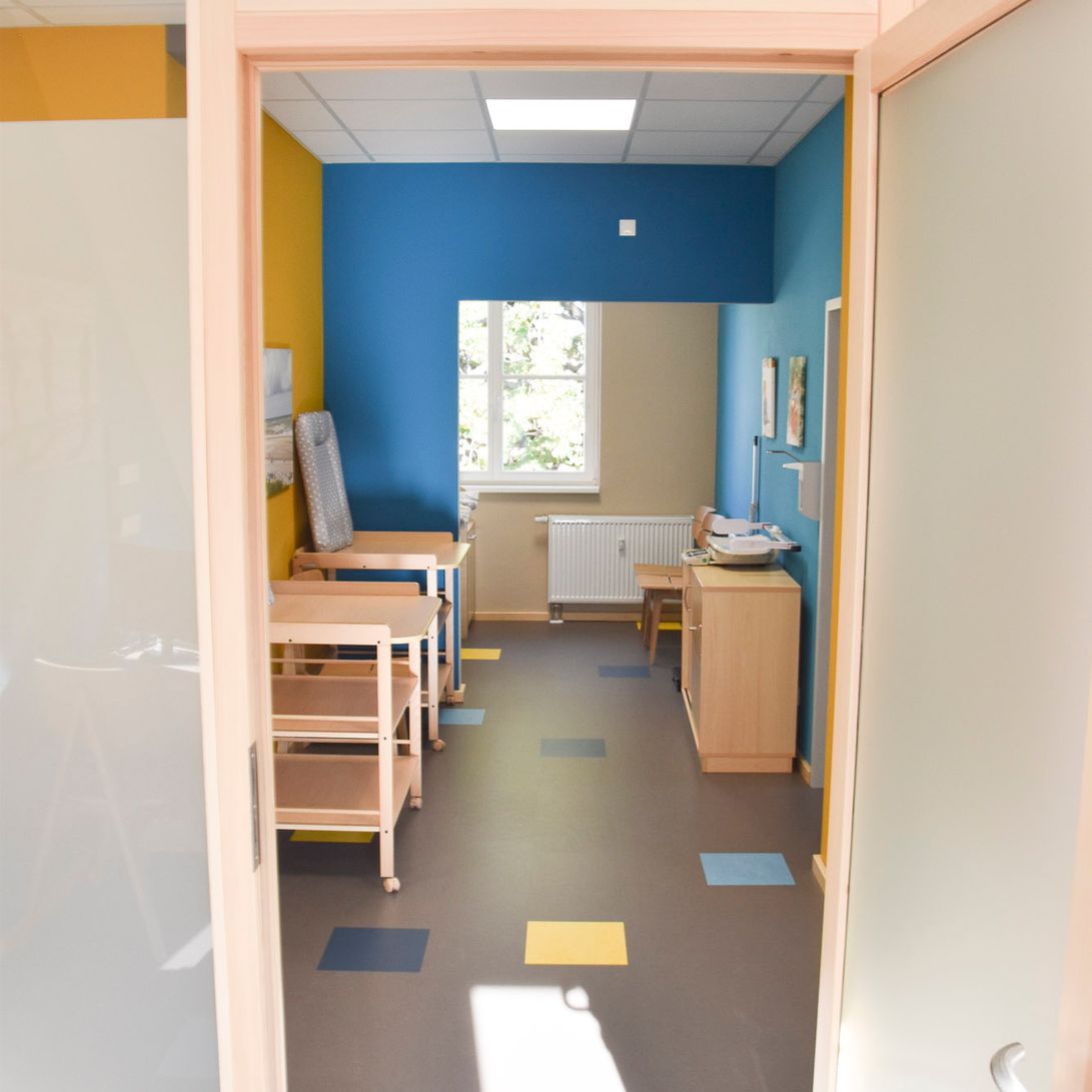 Aufnahmen der Räumlichkeiten der Kinderarztpraxis Judith Rabini in Cottbus